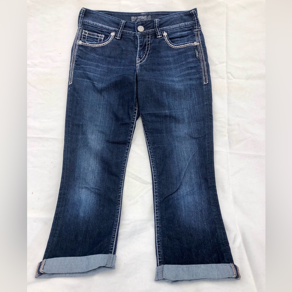 Silver | Suki Denim Capri’s